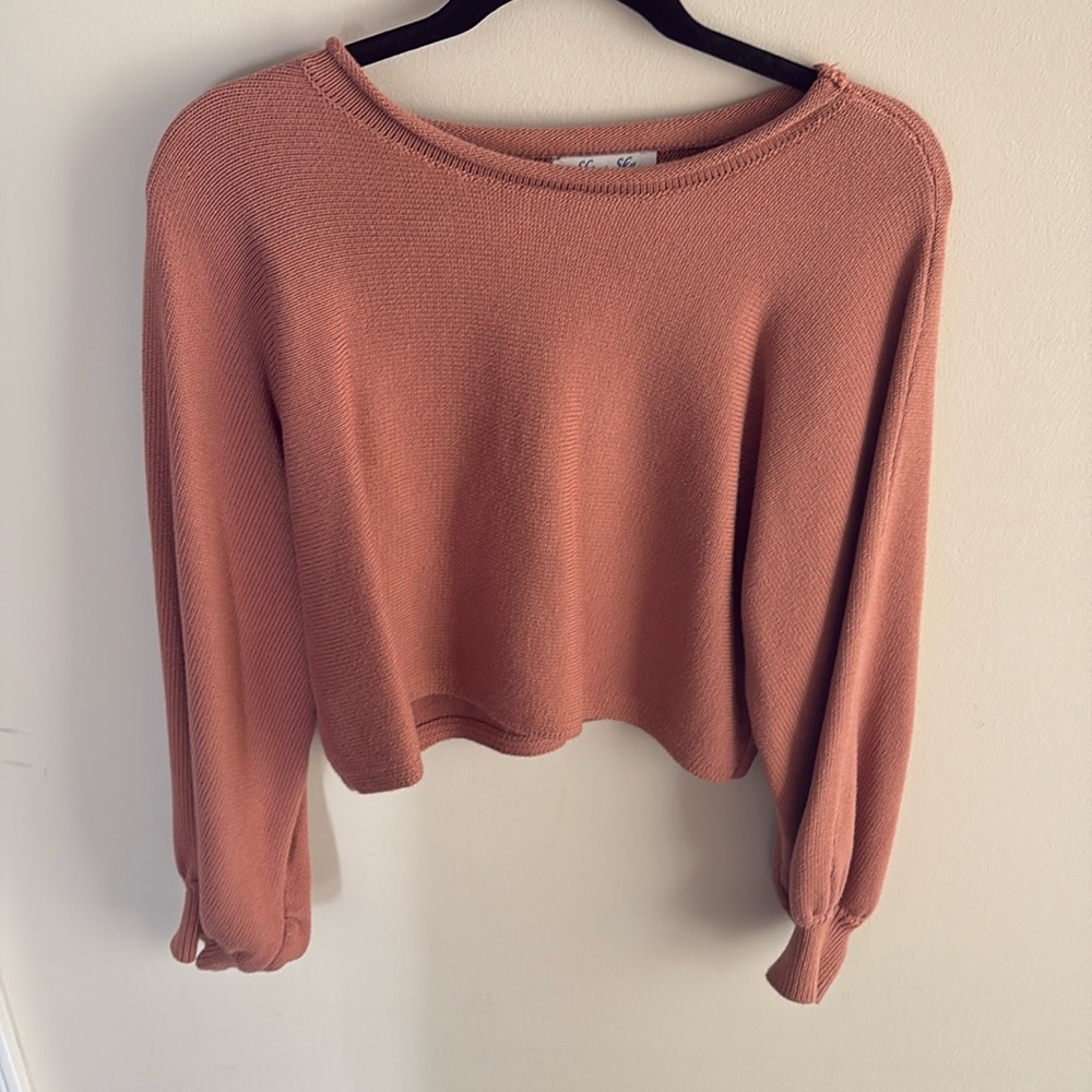 Autumn tan thick sweater